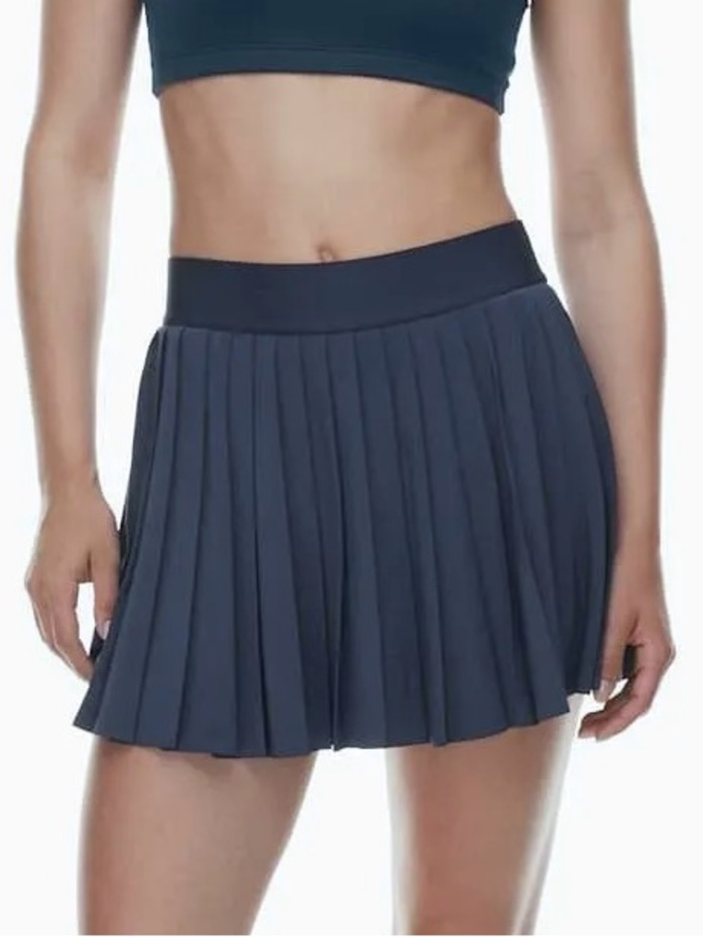 NWOT Aritzia TnAction Navy Pleated Micro Tennis Skirt 2XS